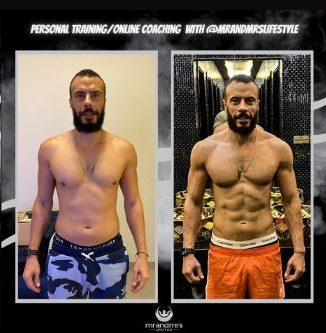 Male body fat reduction Dubai personal training