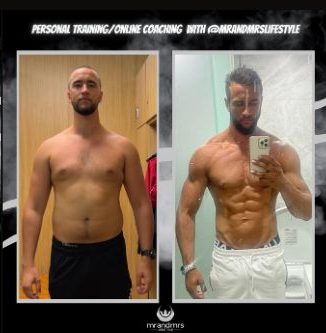 Male body recomposition online coaching