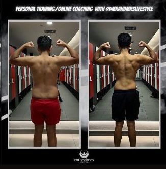 Male fat loss muscle definition transformation