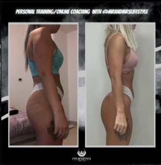 Female glutes development fat loss Dubai