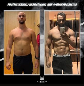 Male muscle elite coaching transformation UAE