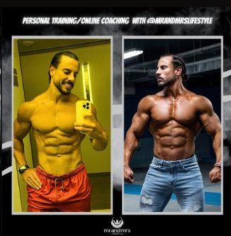 Male elite muscle physique coaching transformation
