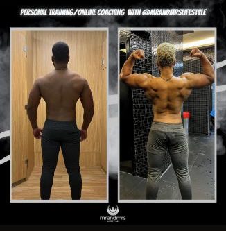 Male back and physique muscle development