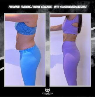 Female glutes waist transformation women coaching