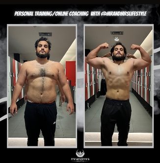 Male fat loss muscle gain Dubai personal training