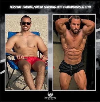 Male muscle body recomposition Dubai PT
