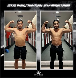 Male muscle gain fat loss online coaching