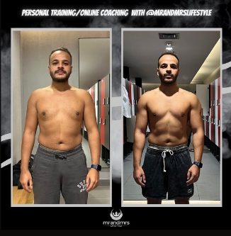 Male fat loss muscle gain Dubai personal training