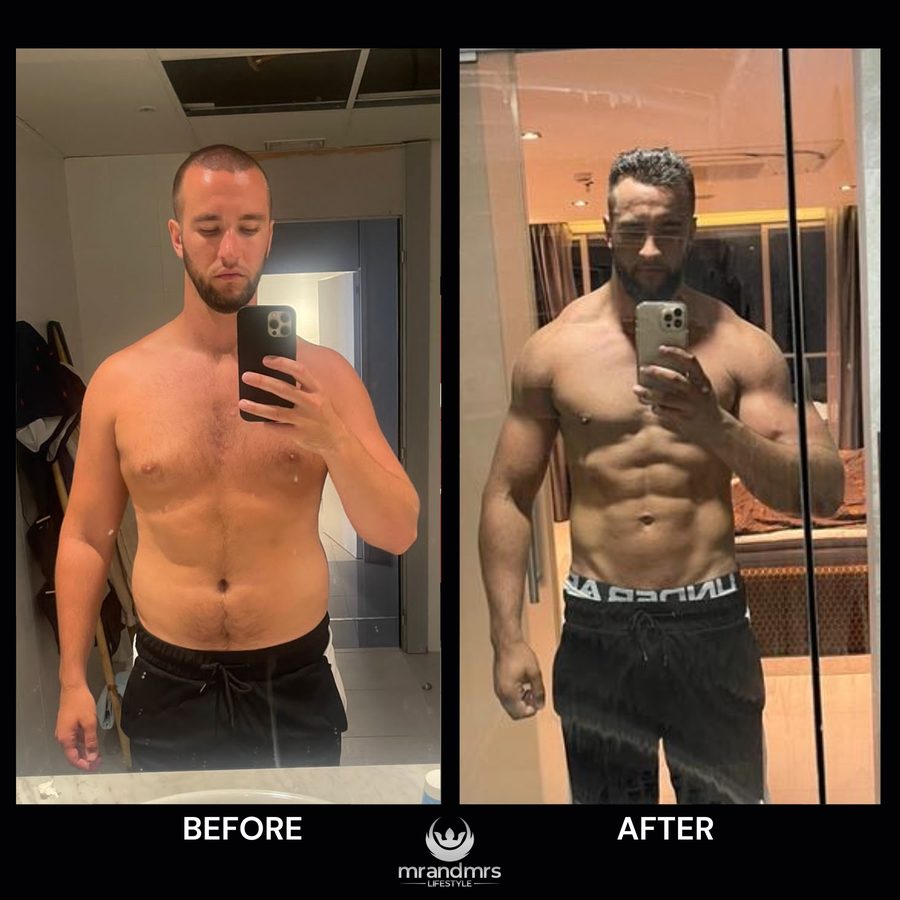 Max muscle gain transformation โ gained 12kg muscle in 20 weeks with Mr and Mrs Lifestyle coaching